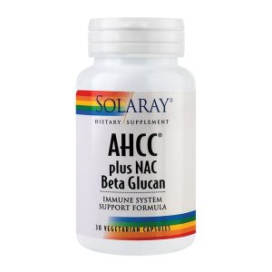 AHCC Plus Nac & Beta Glucan Secom Solaray 30cps