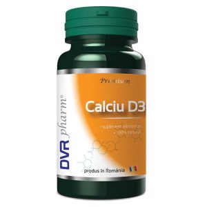 Calciu + Vitamina D3 DVR Pharm 60cps