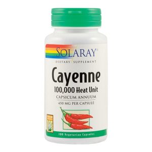 Cayenne 450Mg Secom Solaray 100cps