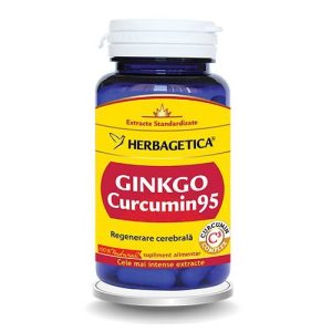 Ginkgo curcumin 95 Herbagetica 60cps