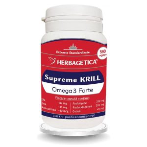 Supreme Krill Oil Omega 3 Herbagetica 30cps