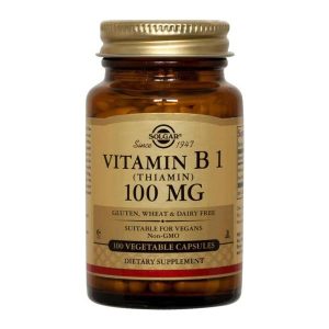 Vitamina B1 100mg (Tiamina) Solgar 100cps Care for You