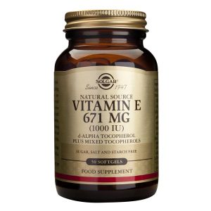 Vitamina E Solgar 671mg 1000 UI 50cps Care for You